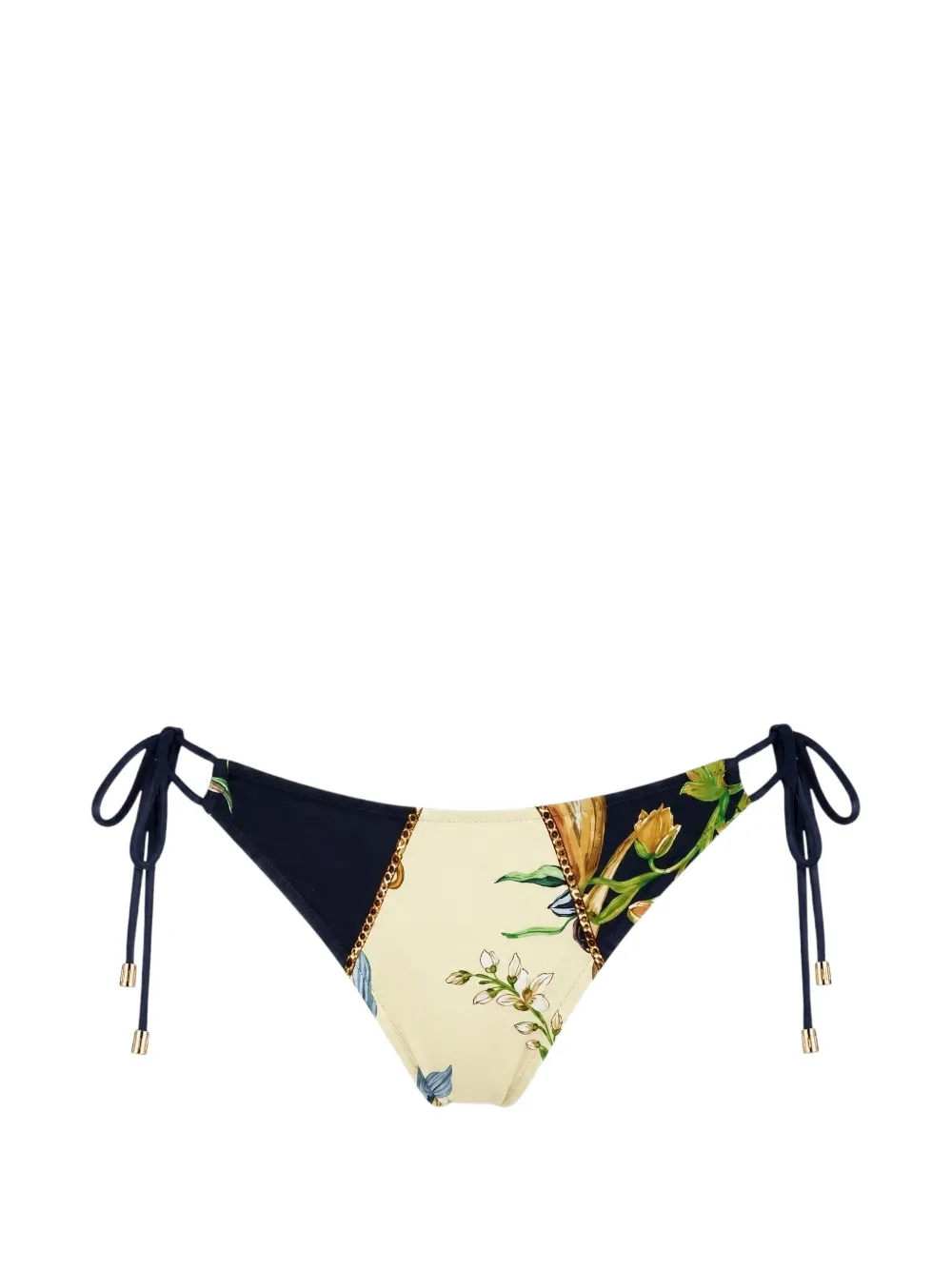 Miss Bikini Italia tropical-print bikini briefs - Toni neutri
