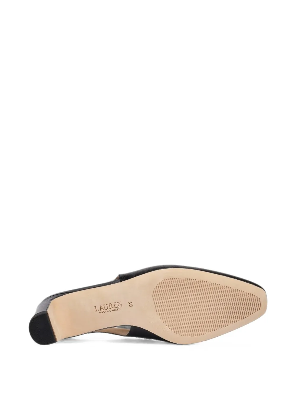 Lauren Ralph Lauren Klaire square-toe slingback pumps Zwart