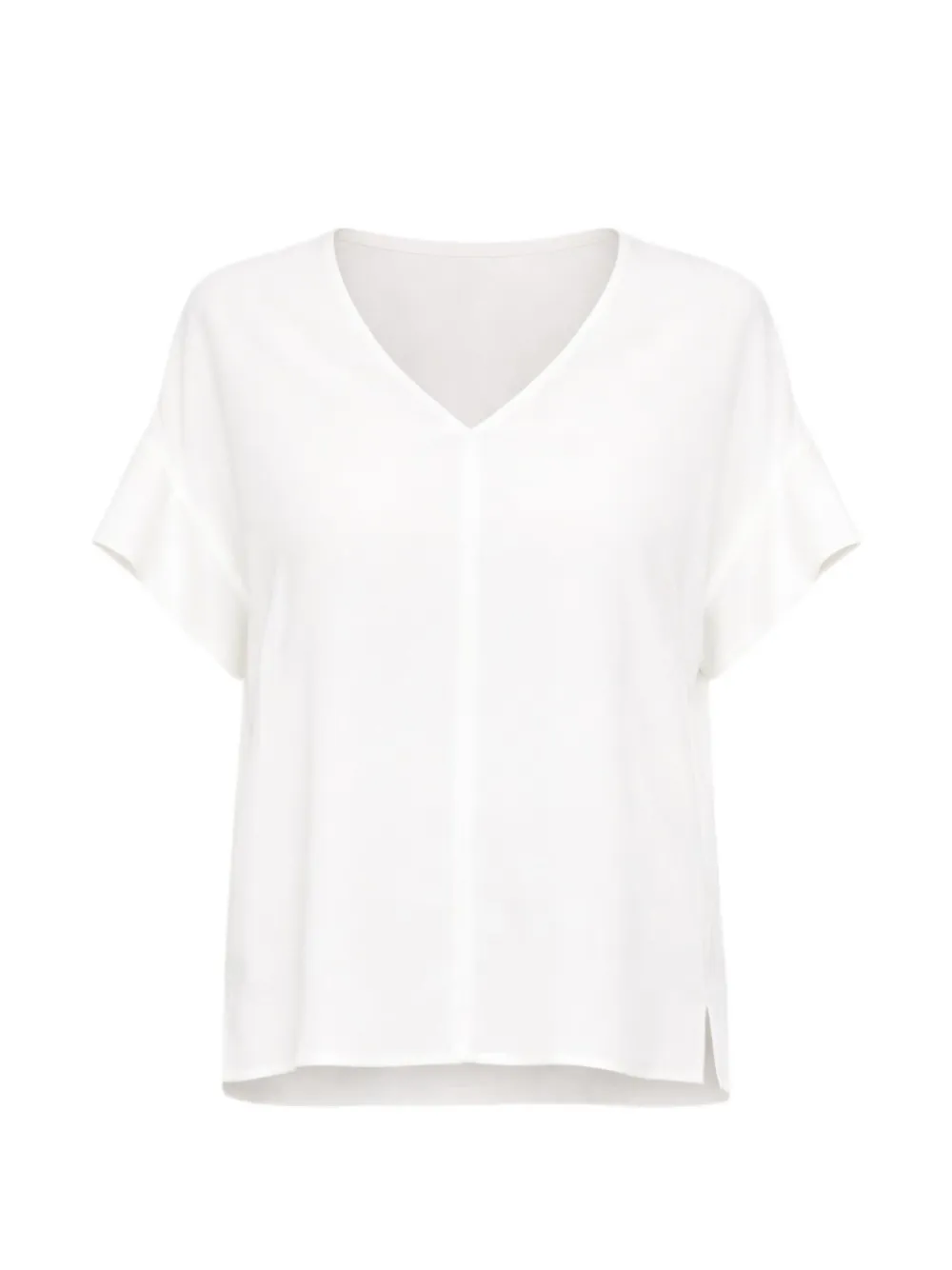 LIU JO crepe de chine top - Bianco
