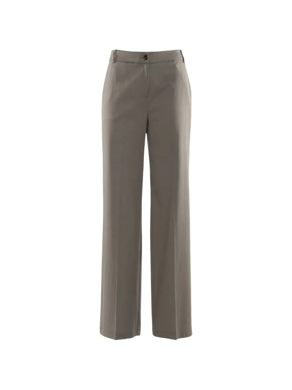 Nenette Erica high-waisted pressed-crease trousers