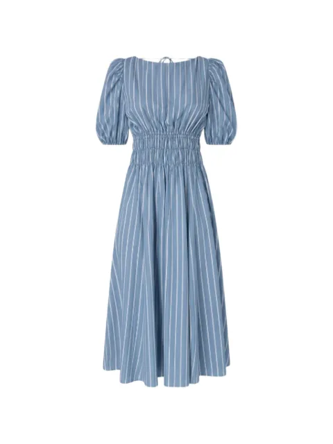PINKO striped open-back dress