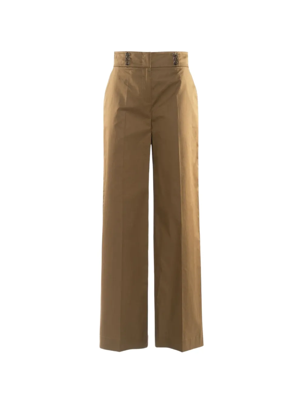 Nenette Emon button-detail palazzo pants