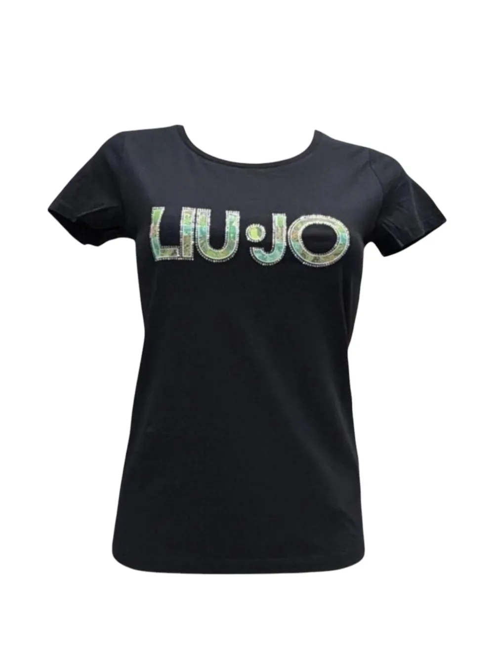 LIU JO T-shirt with logo - Nero