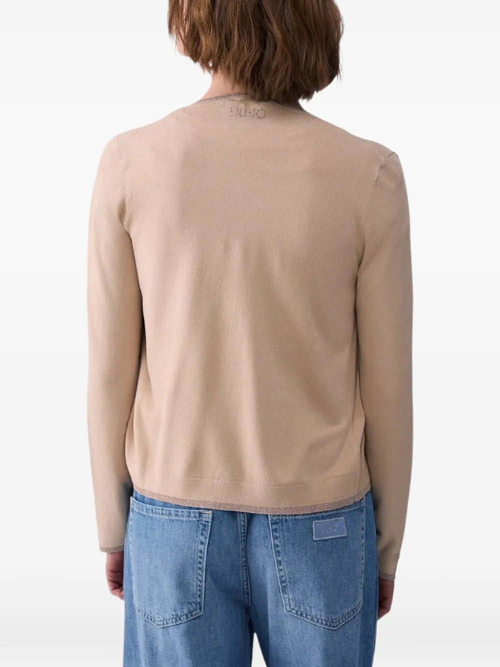 LIU JO Vest met split Beige