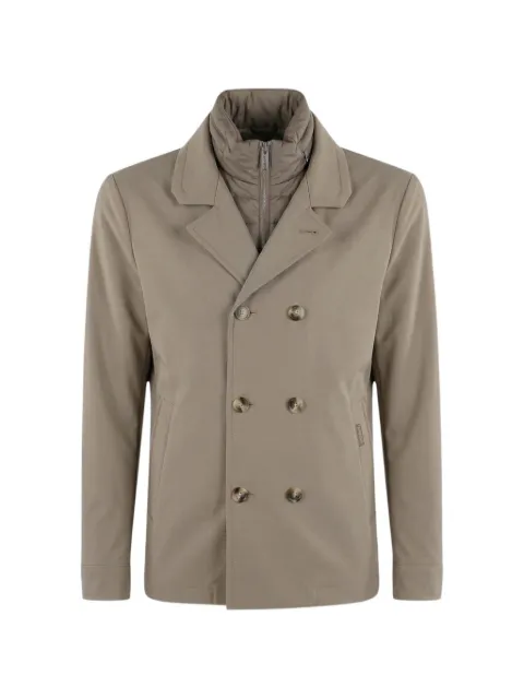 Moorer double-breasted peacoat