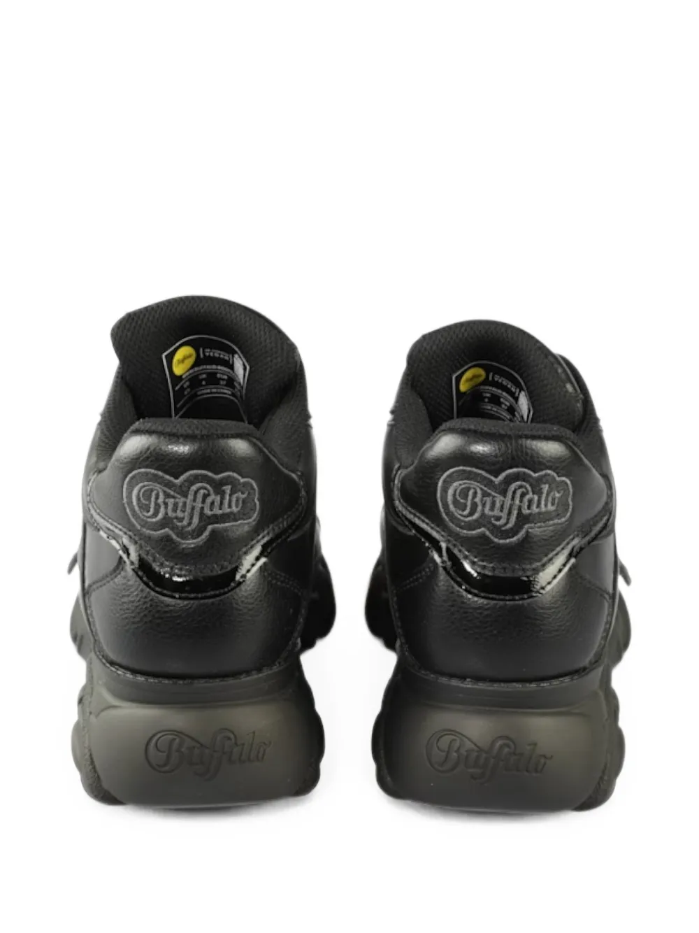 Buffalo Sneakers met plateauzool Zwart
