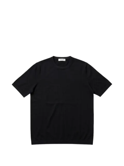 Kangra fine-knit short-sleeve T-shirt
