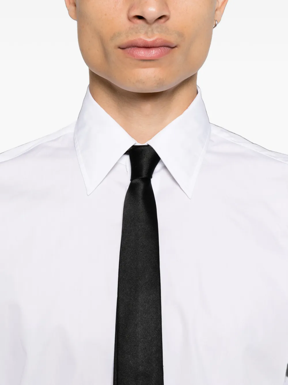 Lardini Popeline overhemd Wit