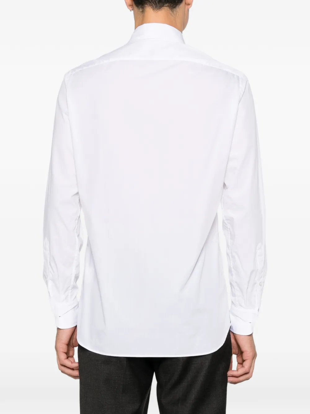 Lardini Popeline overhemd Wit