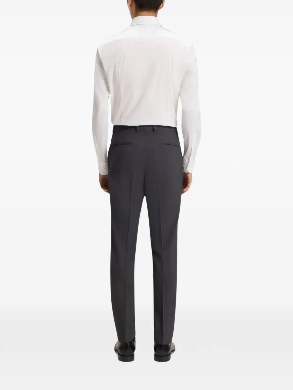BOSS Slim-fit pantalon Grijs