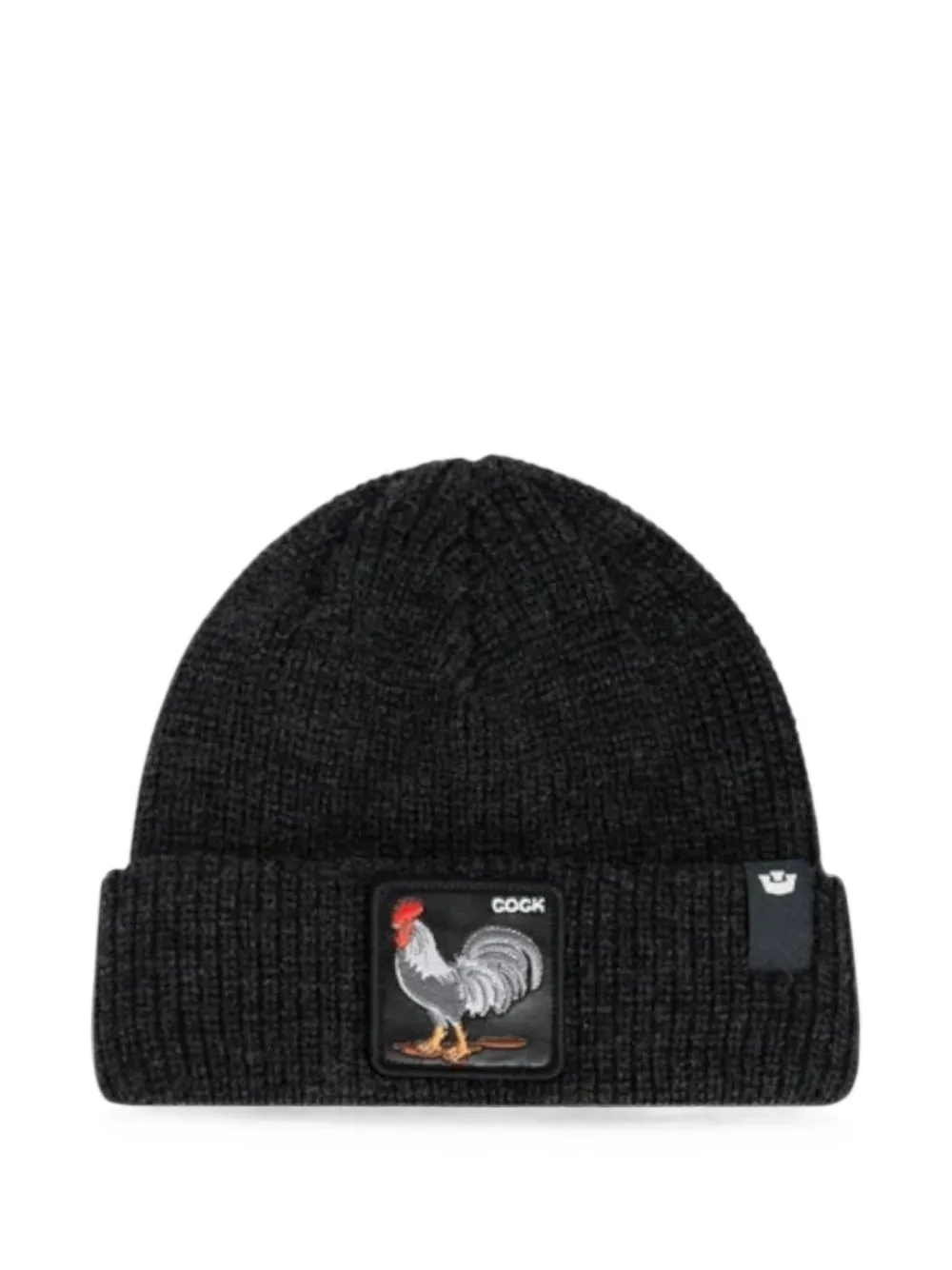 GOORIN BROS Berretto a coste con applicazione - Grigio