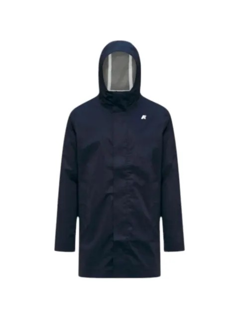 K-Way Tommy hooded logo-detail coat