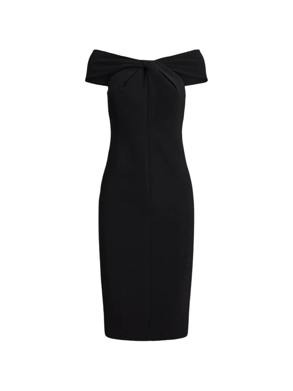 Lauren Ralph Lauren Schulterfreies Kleid mit Knoten - Schwarz