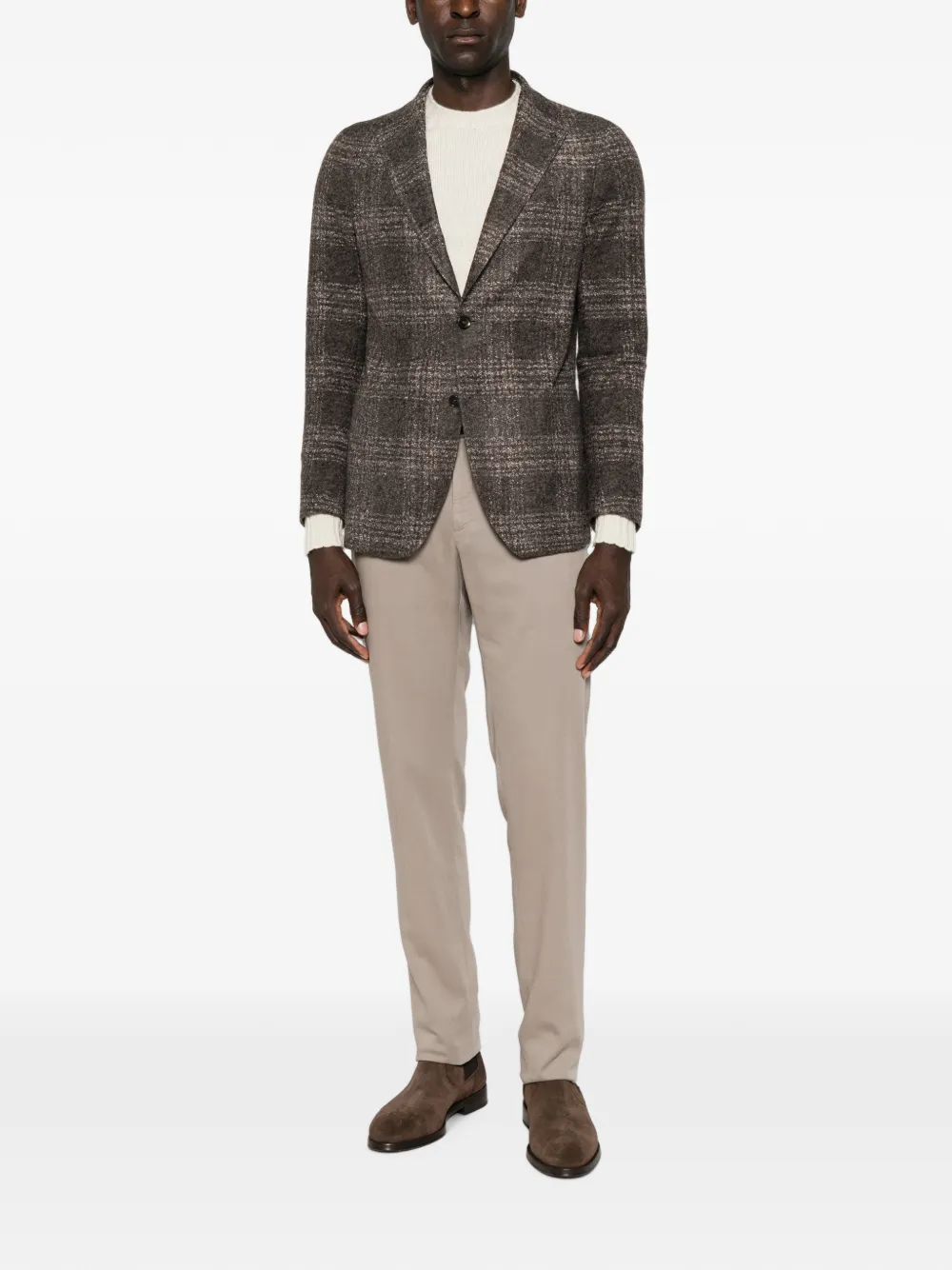 Incotex Broek met zak en riemlus Beige