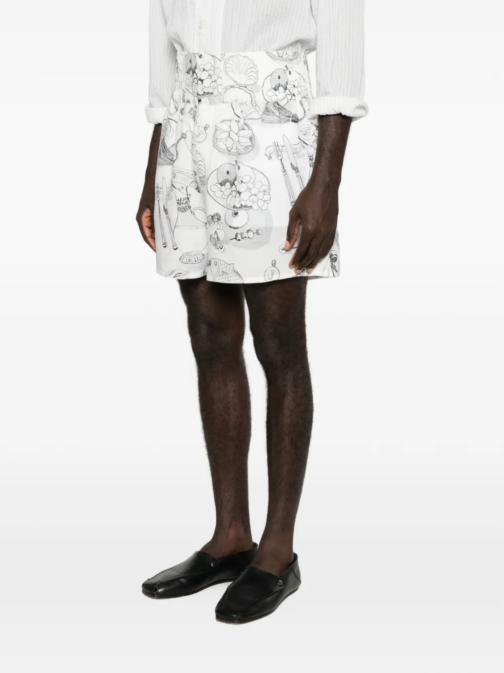 Jacquemus High waist shorts Wit