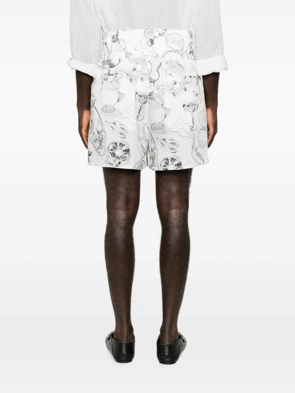 Jacquemus High waist shorts Wit