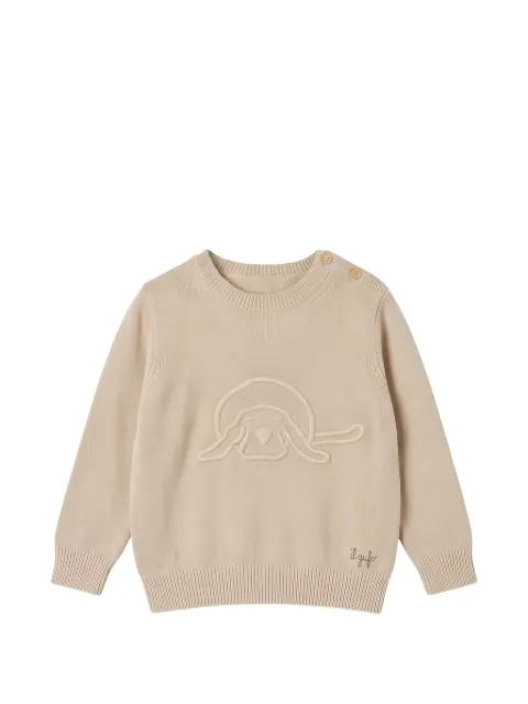 Il Gufo intarsia-knit button-fastening sweater