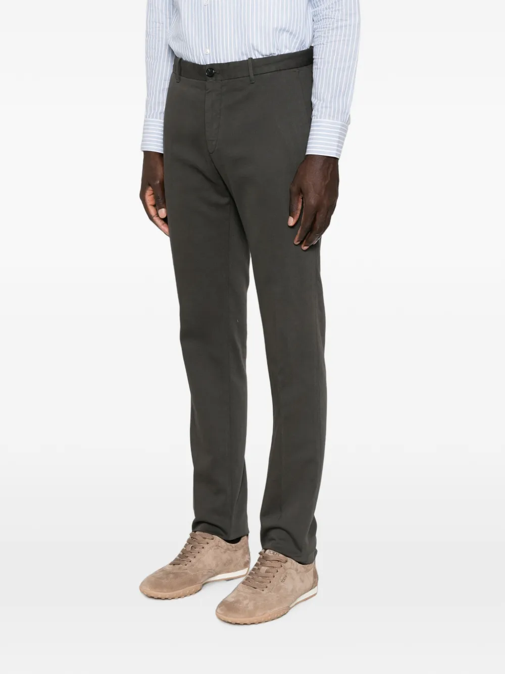 Incotex Straight broek Grijs