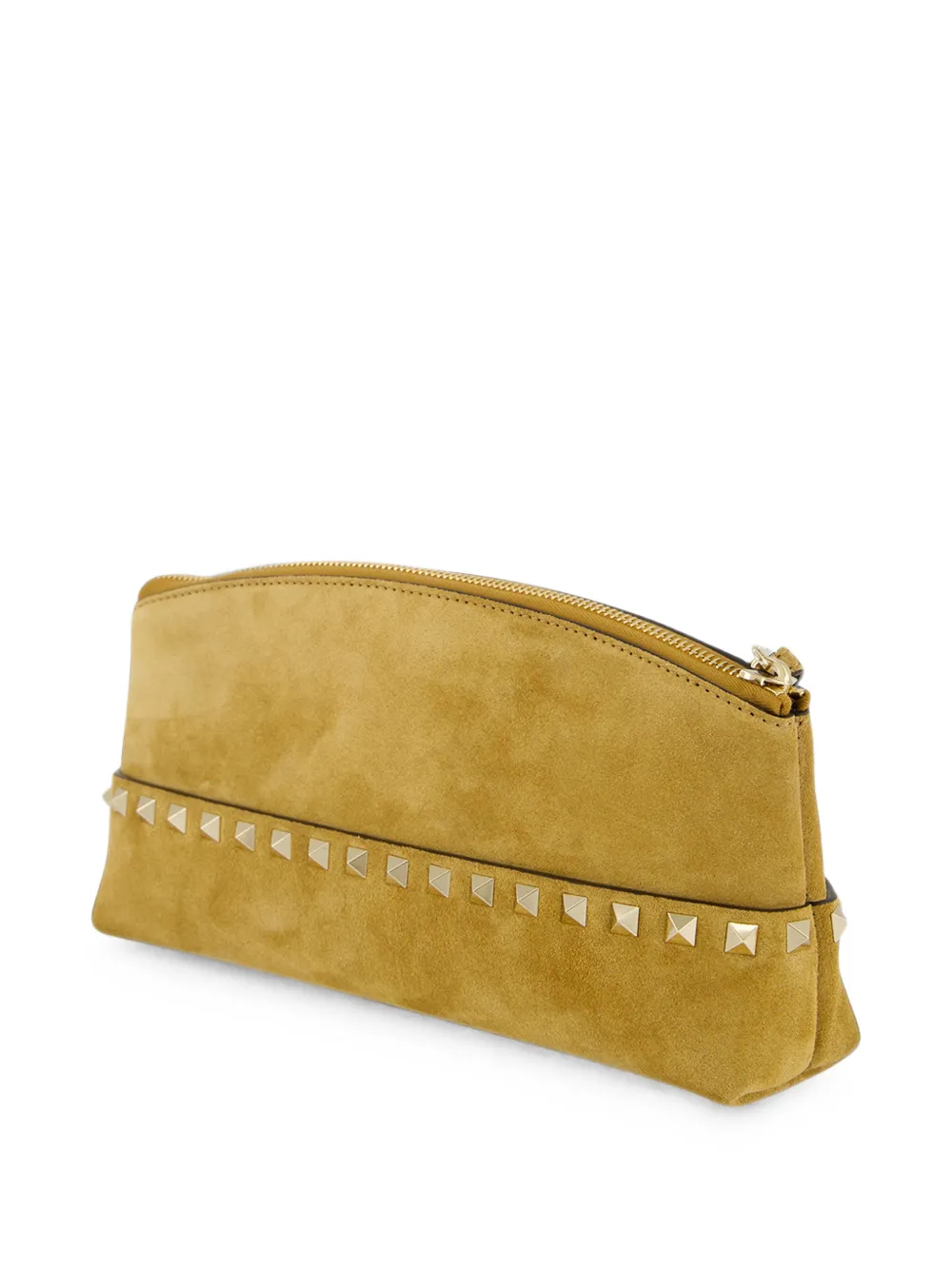 Valentino Garavani Rockstud suède pochette Beige