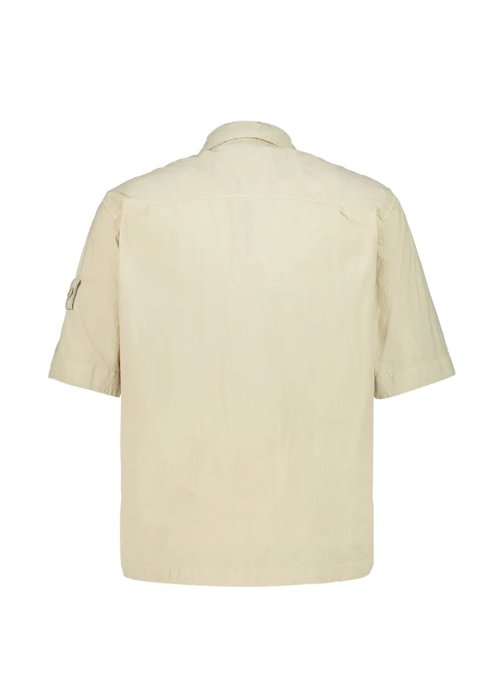 Stone Island 1200019 nylon smerigliato_S.I. Ghost overhemd Beige