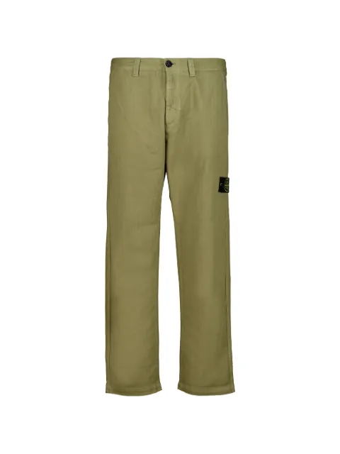 Stone Island 3100052 cotton herringbone chino trousers