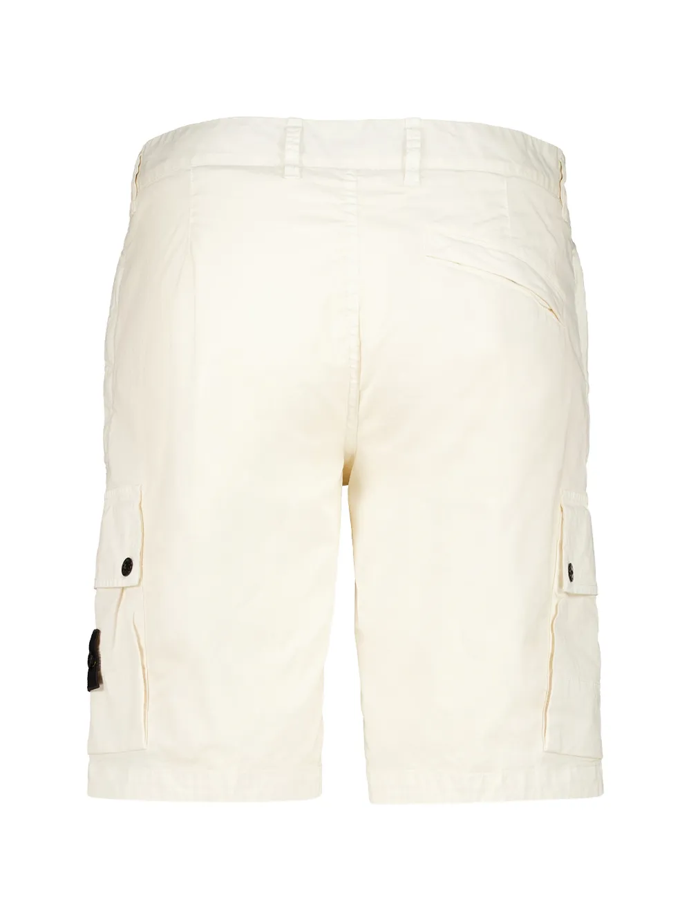 Stone Island L100019 twill shorts van biologisch stretchkatoen Beige