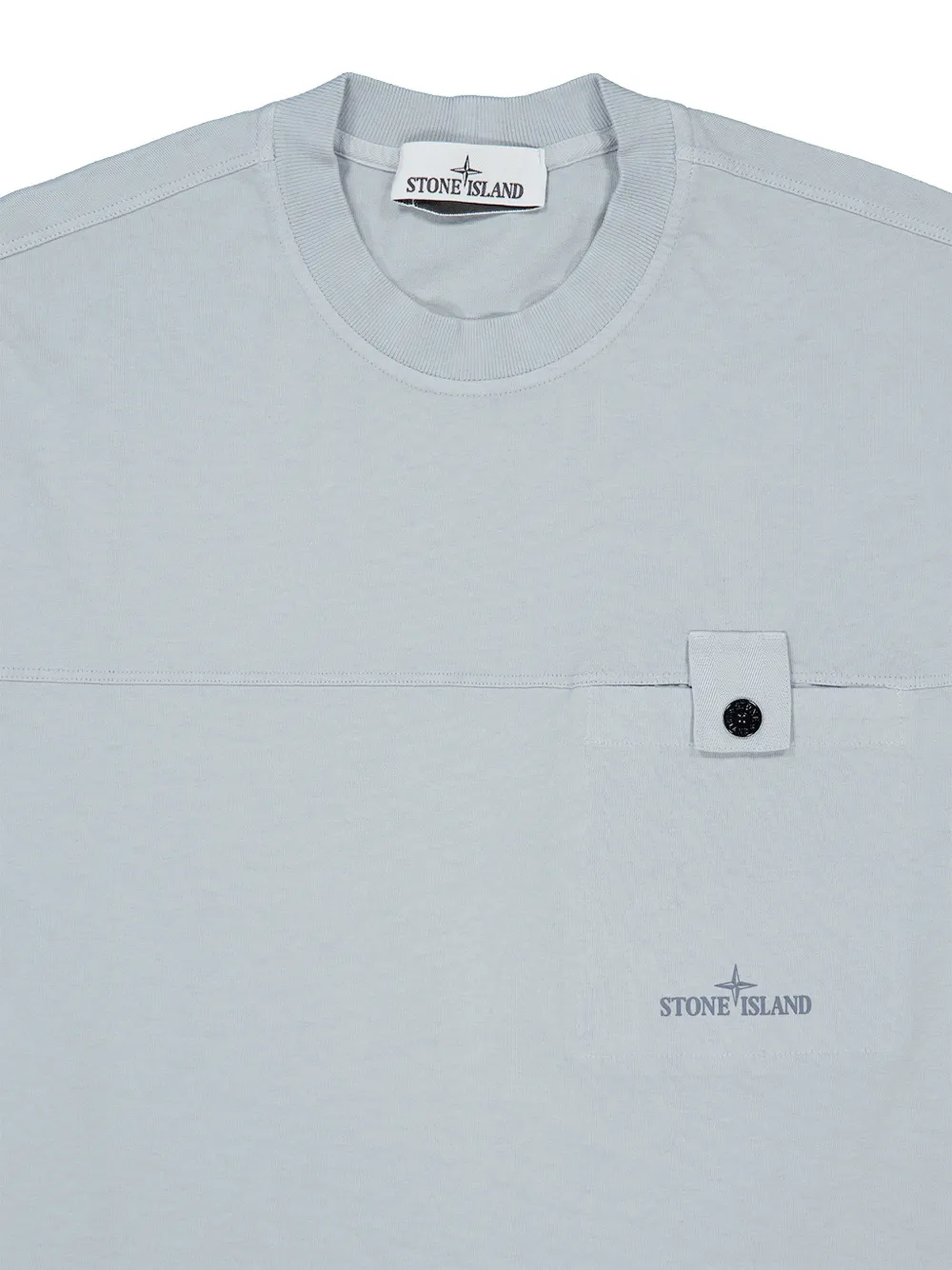 Stone Island T-shirt met borstzak Grijs