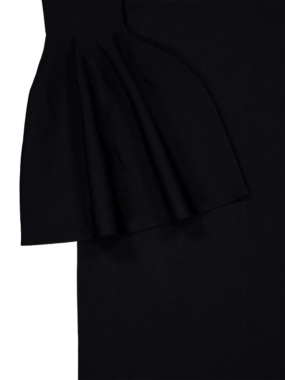 Stella McCartney Gebreide jurk met klokmouwen Zwart