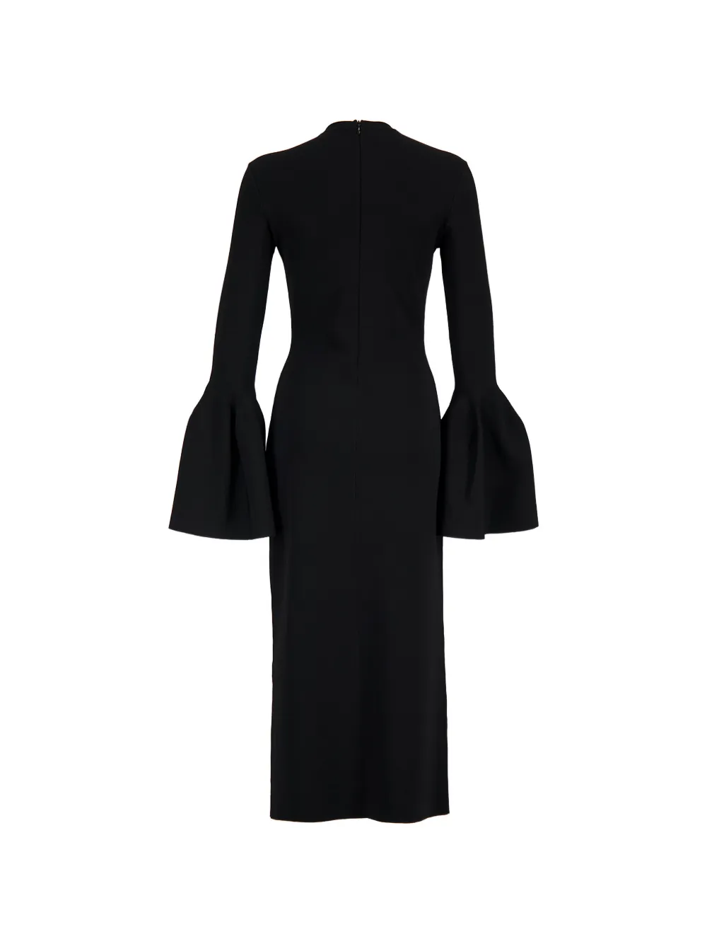 Stella McCartney Gebreide jurk met klokmouwen Zwart
