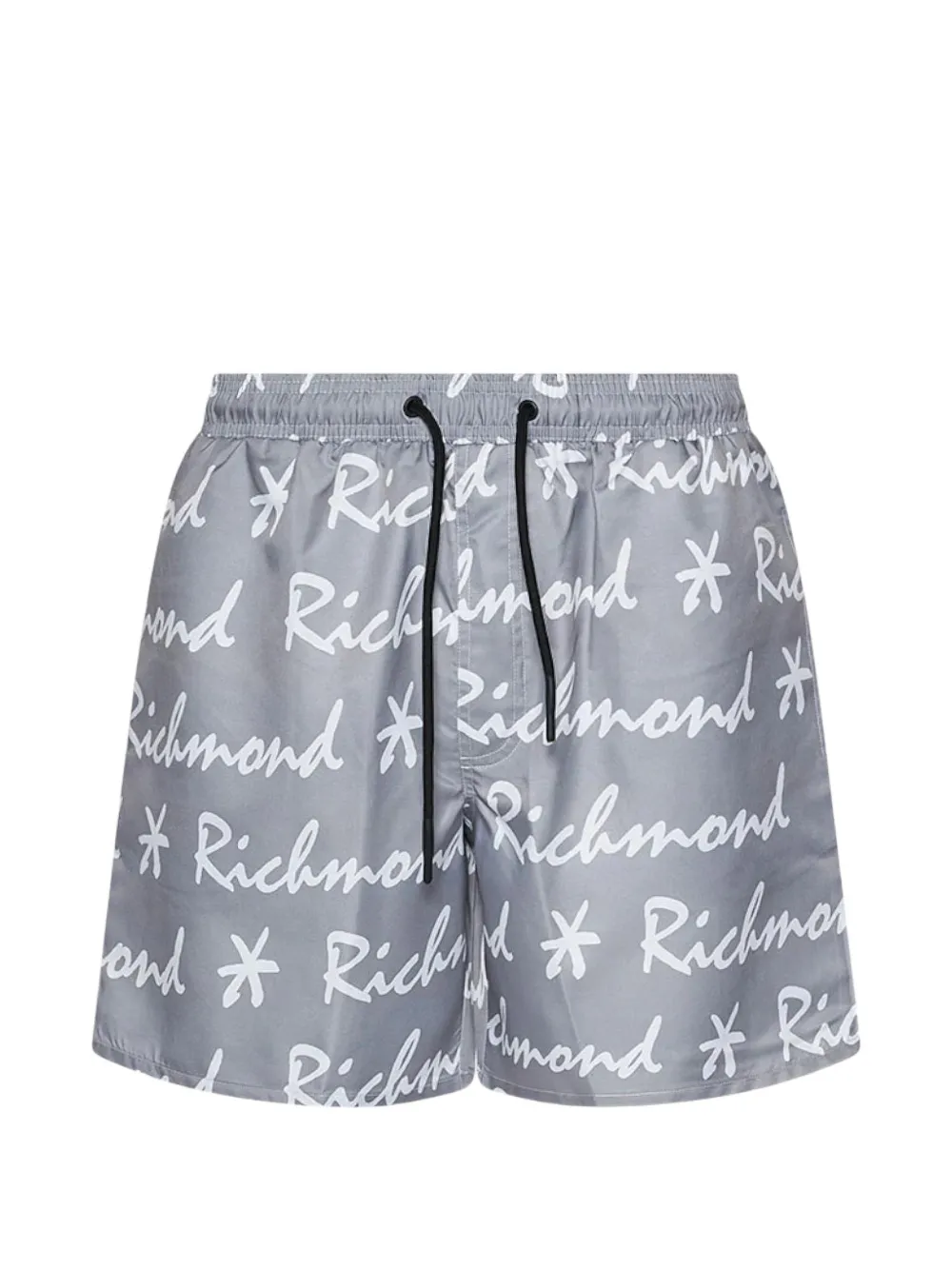 John Richmond Badeshorts mit Logo - Grau