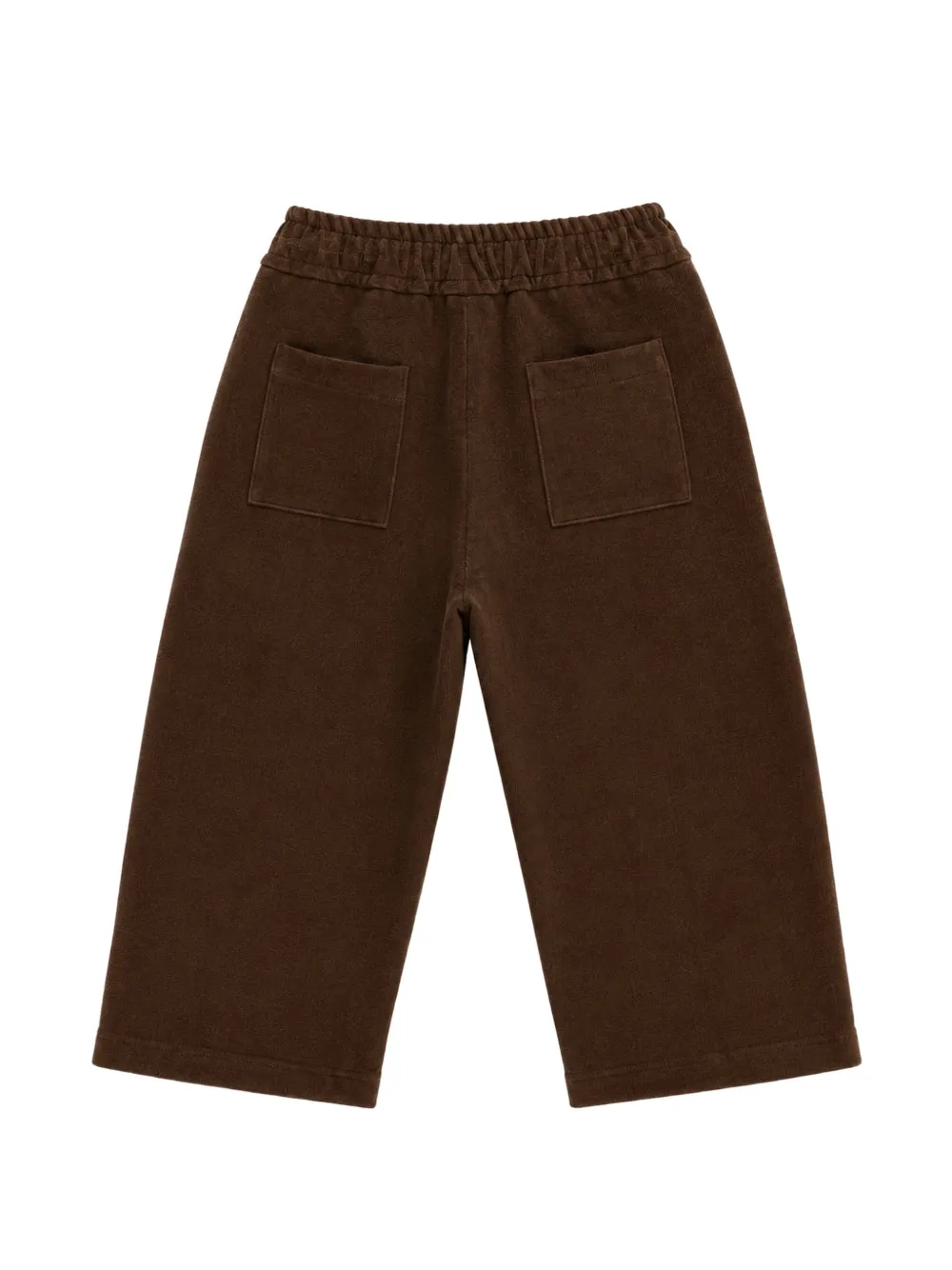 Miss Grant Kids Broek met trekkoordtaille en textuur Bruin