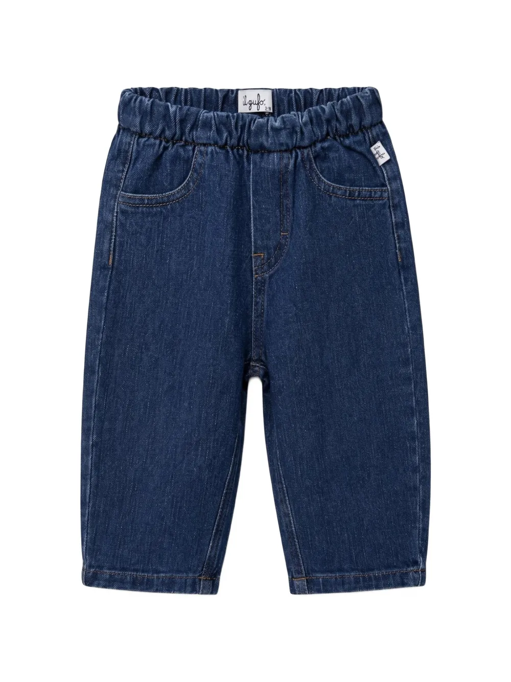 Il Gufo elasticated jeans Blauw