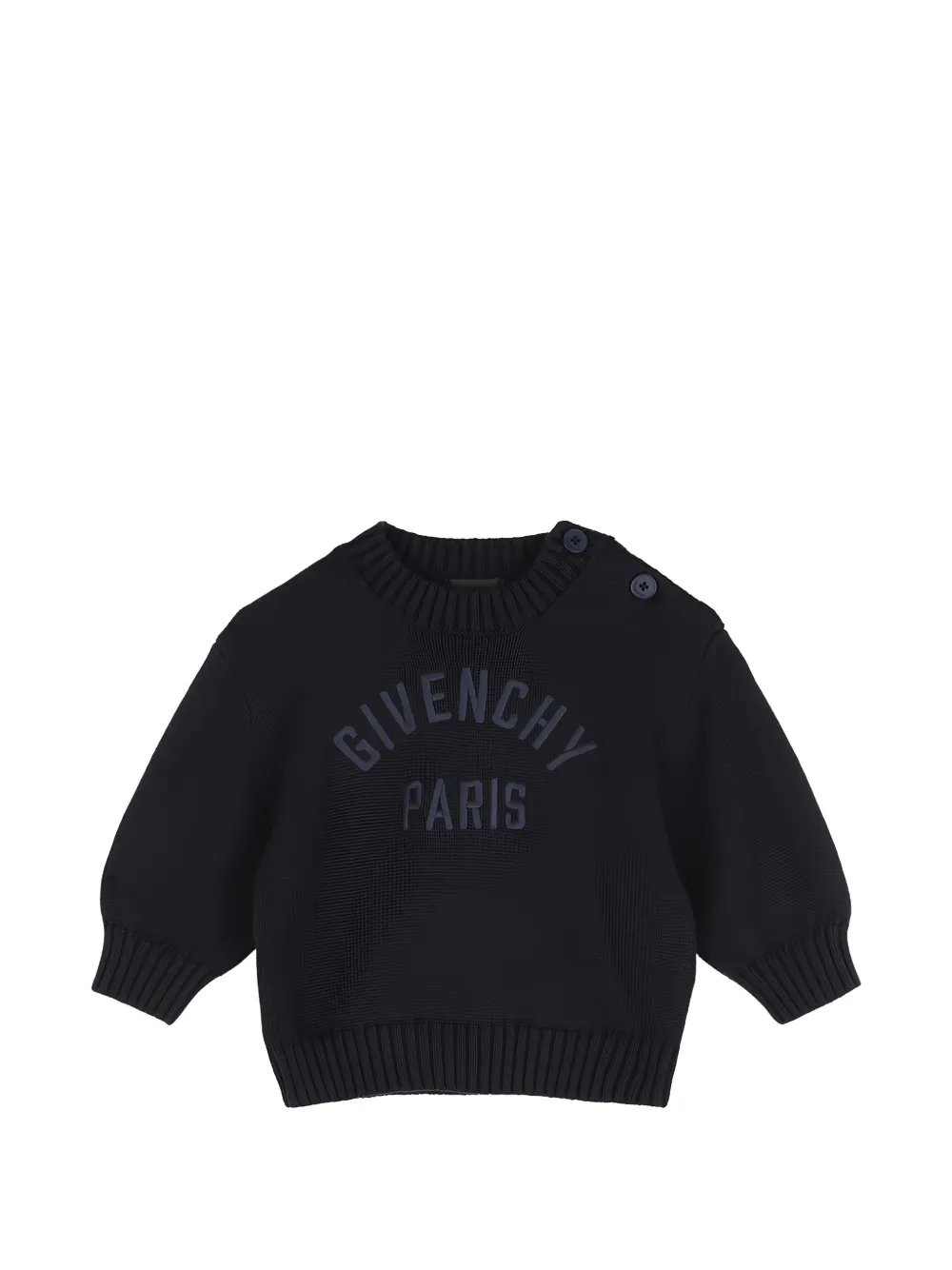 Givenchy Kids logo-embroidered sweater - Nero