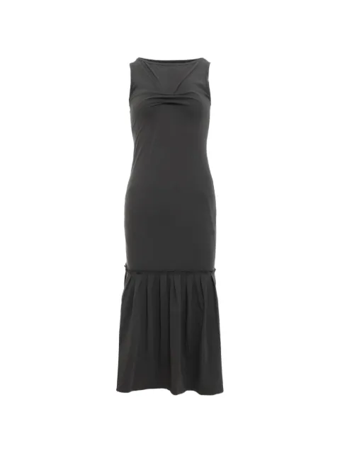NACHE layered ruffled-hem maxi dress
