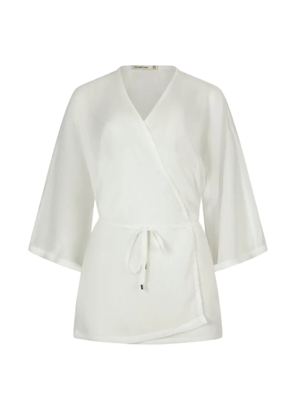 PARAMIDONNA Aurora wrap-style cover-up - Weiß