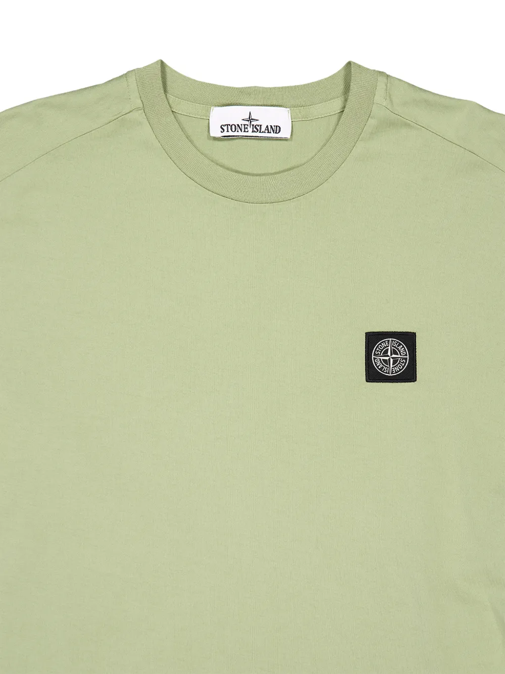 Stone Island T-shirt met logopatch Groen