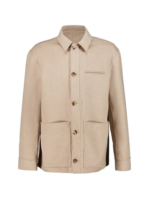 Ferragamo double wool and cashmere blouson