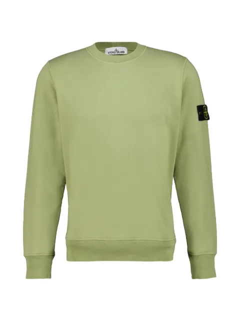 Stone Island 6100060 organic cotton fleece sweatshirt