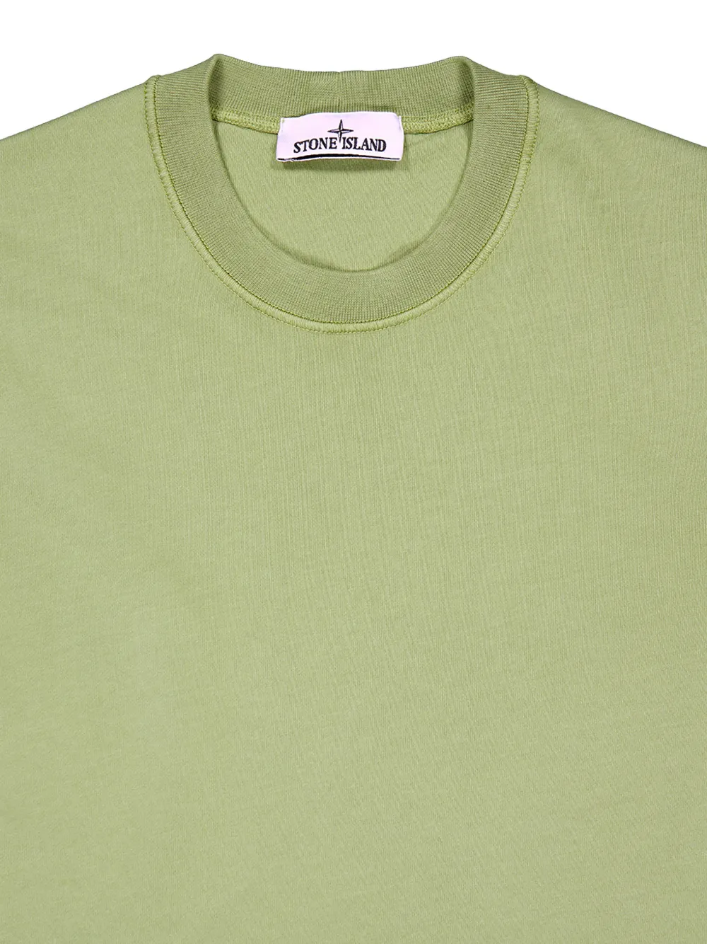 Stone Island 6100060 fleece sweater van biologisch katoen Groen