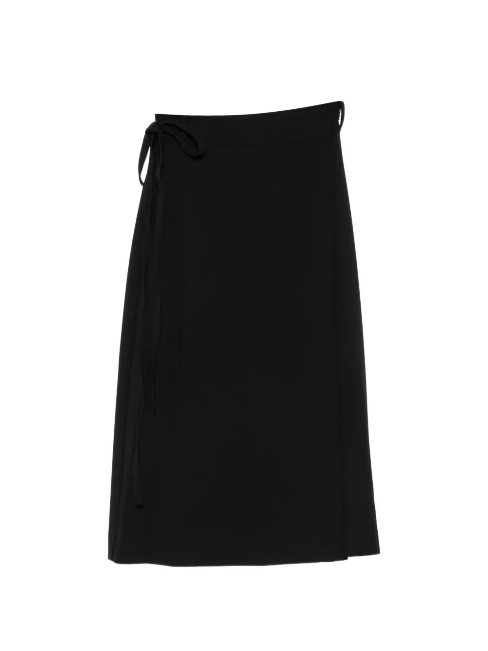 Ottod'Ame Gonna midi con cintura - Nero
