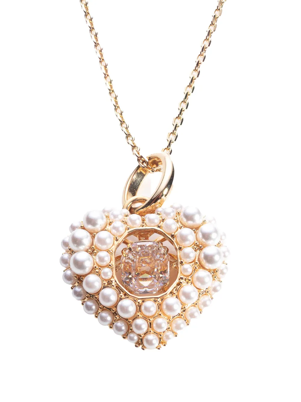 Swarovski Idyllia crystal and pearl necklace - Oro