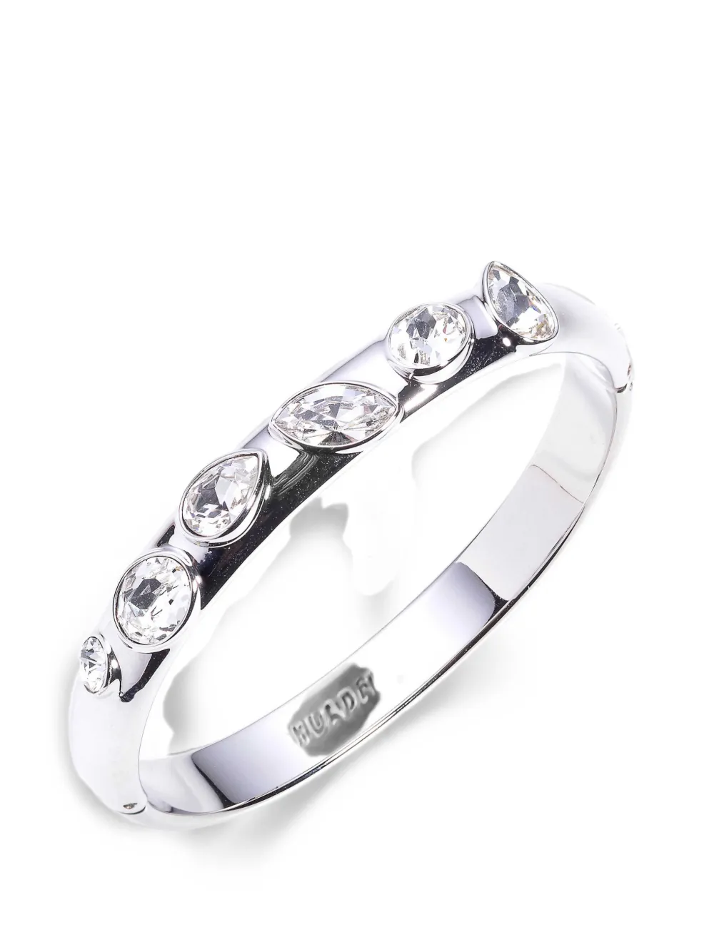 Swarovski Dextera crystal-embellished bangle - Argento