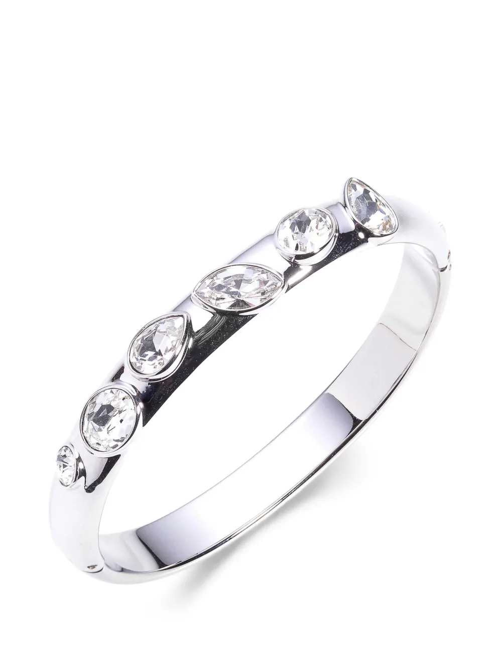 Swarovski Dextera crystal-embellished bangle - Argento