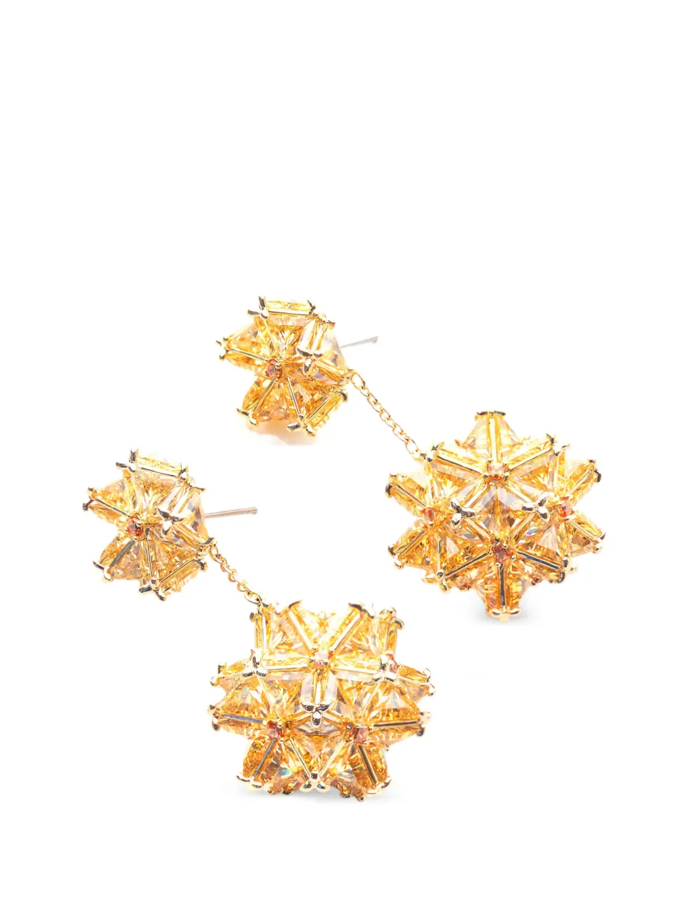 Swarovski Curiosa crystal drop earrings