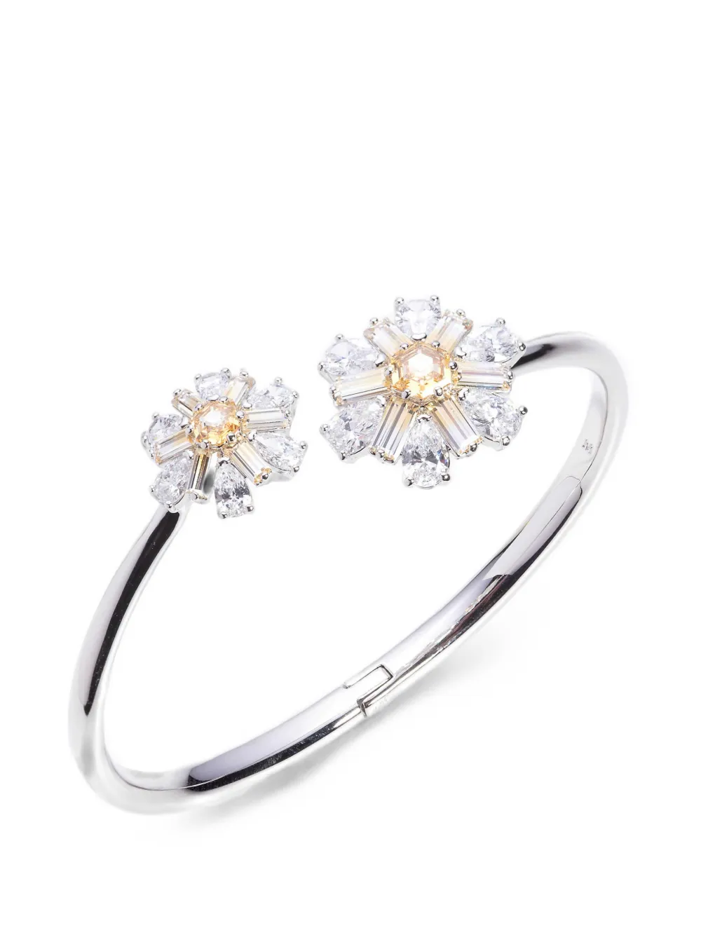 Swarovski Idyllia crystal-embellished bracelet - Argento