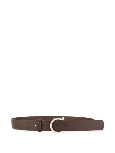 Ferragamo Gancini buckle leather belt