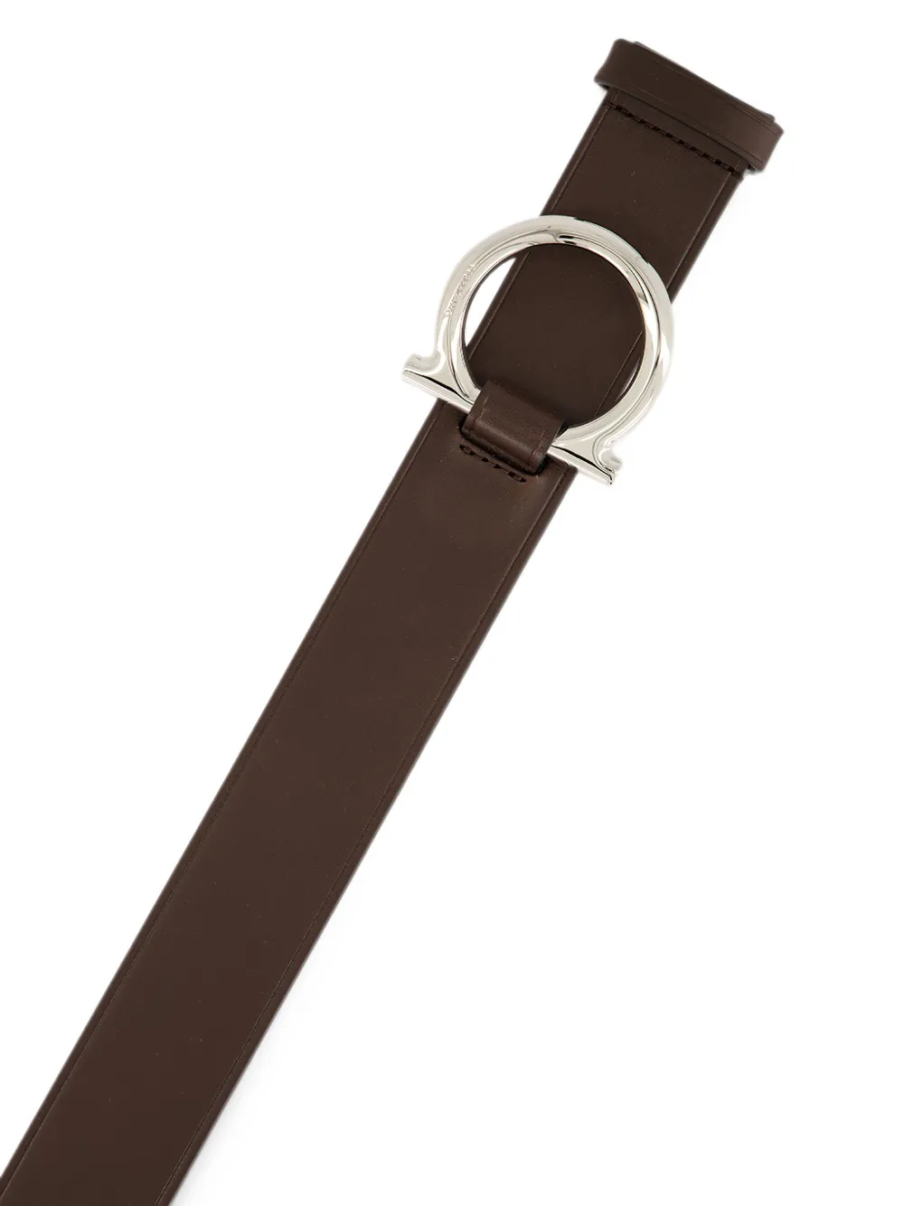 Ferragamo Leren gespriem Bruin