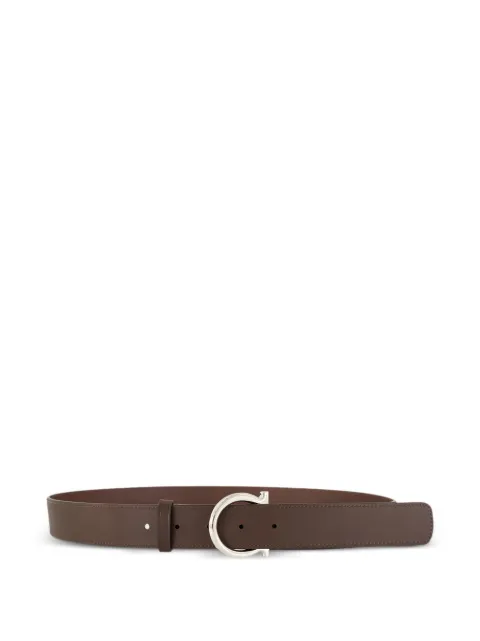 Ferragamo Gancini buckle leather belt