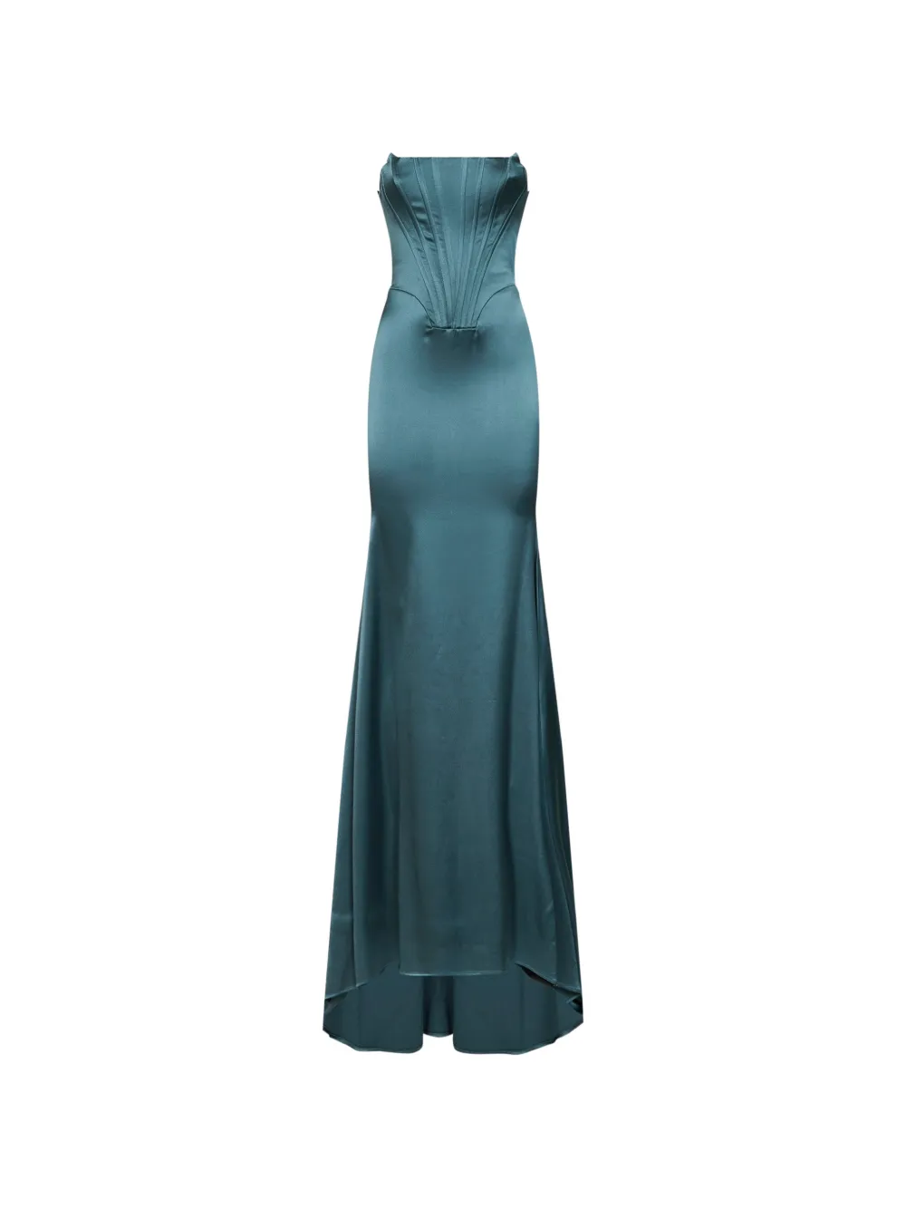 Giuseppe Di Morabito strapless bustier asymmetric gown - Blau