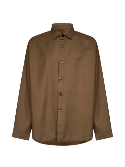 ROSE BURRITO button-fastening long-sleeve shirt
